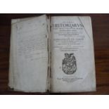 WEST MATTHEW.  Flores Historiarum ... Monasteriensem Collecti ... Folio, well worn calf, brds.