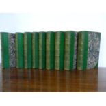 MOTLEY J. L. The Works. 9 vols. Green half morocco. 1903.