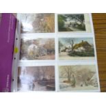 BUSHBY THOMAS.  A collection of 28 vintage col. postcards, mainly after originals by the Carlisle