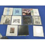 Eleven Joy Division/New Order LP's & 12" singles to include, Unknown Pleasures and Transmission also