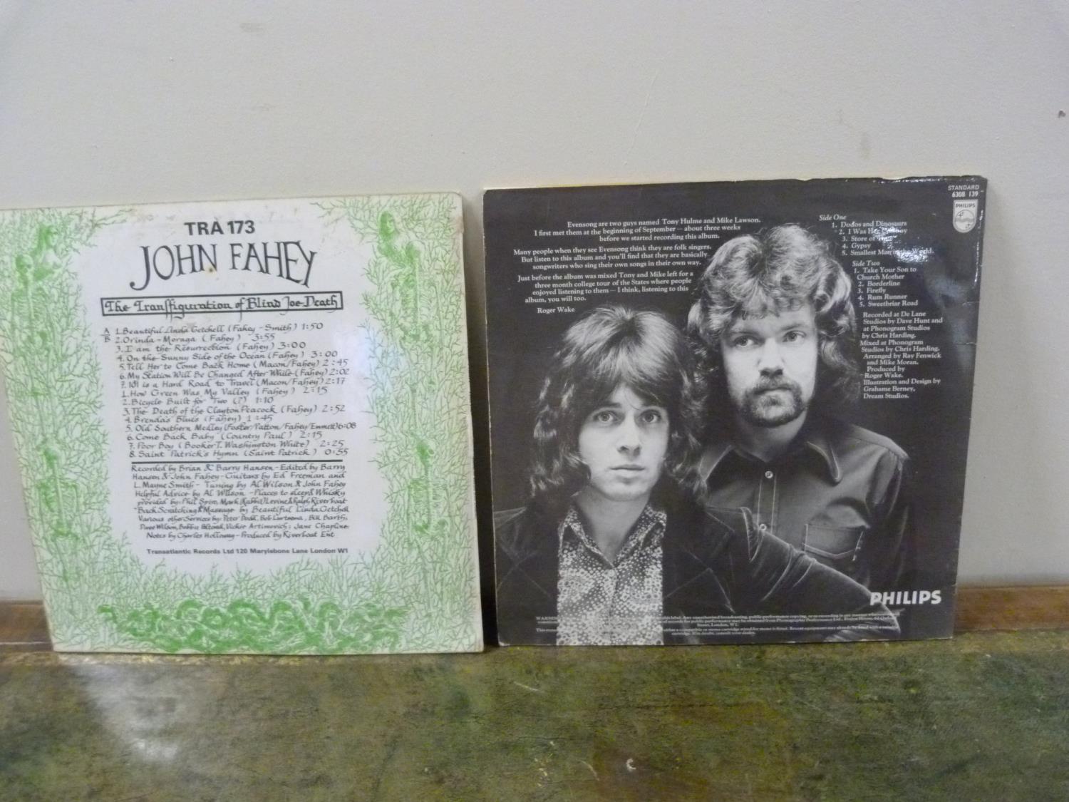 Two folk LP's by Evensong and John Fahey. UK 1st pressings - Image 3 of 4