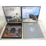 Four UK original Rush LP's to include Permanent Waves and Archives.