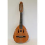 Spanish Laud, similar to a bandurria and from the cittern family of instruments, with twelve