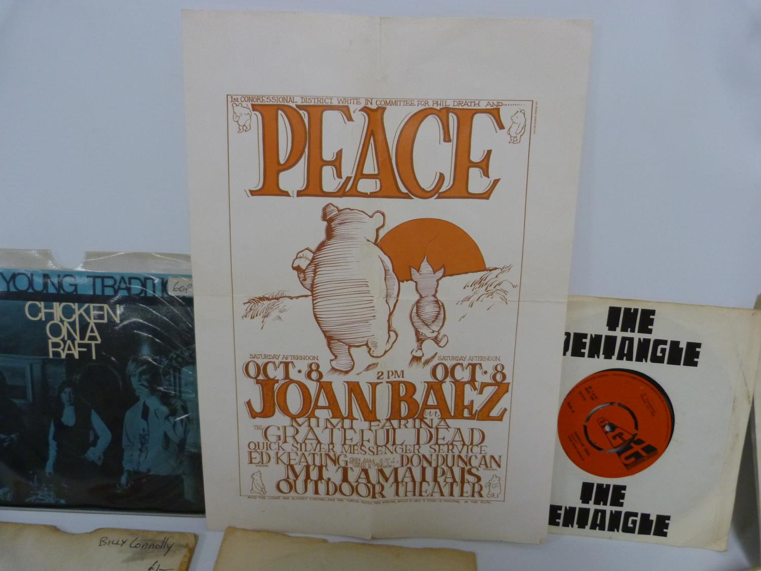 BIG T FOLK RECORDS TO INCLUDE PENTANGLE (IN PENTANGLE SLEEVE) AND PURPLE GANG WITH RARE PROMO - Image 5 of 5