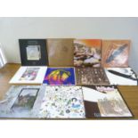 11 x  Led Zeppelin LP's to include Led Zeppelin I, II, III and IV (orange/green labels), Physical