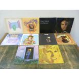 10 x LP's to include King Crimson - Earthbound, Rick Wakeman Journey To The Centre, Elton John and 5