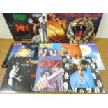 11 x NWOBHM LP's to include 4 x Tygers Of Pang Tang, 2 x Def Leppard and 3 x Demon. Vinyl mostly EX.