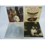 Four LPs to include 2x Rolling Stones, Let It Bleed (with inner), No Stone Unturned, Juicy Lucy LP