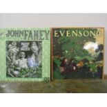 Two folk LP's by Evensong and John Fahey. UK 1st pressings