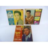 3 x original 1960's Elvis LP's to include Blue Hawaii, GI Blues and Girls, Girls, Girls