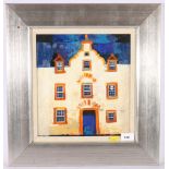 GEORGE BIRRELL The Dutch Gable Oil 28cm x 26cm