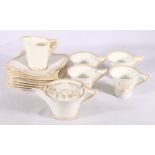 Villeroy & Boch four place teaset with sugar and cream (14).