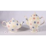 Buchan Newtown polka dot pattern coffee and teapots