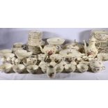 An extensive ninety-seven (97) piece Royal Copenhagen dinner, tea and coffee set with tureens,