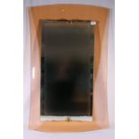 Cristal Arte A wall mirror, Model 2712, 102cm x 64cm