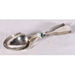 Set of six silver dessert spoons by Robert Gray & Son Glasgow 1831 & 1832, 250g