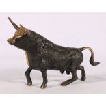 Reproduction Bronze model of a bull