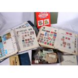 GB and World collection in multiple albums and stockbooks also a small amount of world coins