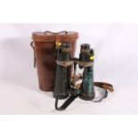 Pair of British Barr and Stroud 7x naval or lighthouse keeper binoculars AP NO1900A, serial number