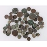 Fifty-nine (59) unidentified Roman and other ancient coins, (59)