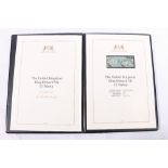 GB Edward VII £1 green in issue folder from Harrington & Byrne with certificate