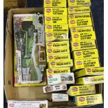 29 Airfix and Faller HO/OO gauge model kits including Evening Star locomotive etc.