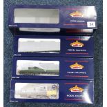 Bachmann Branch-Line OO gauge Class 108 three-car DMU set BR green with yellow warning panels, DCC