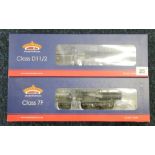 Bachmann Branch-Line OO gauge 2-10-0 locomotive and tender class 7F 53809 BR black 31-011 and 4-4-