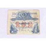 The Royal Bank of Scotland £1 one pound banknote 11th November 1920 Speed and Moir B671/218 SC801c