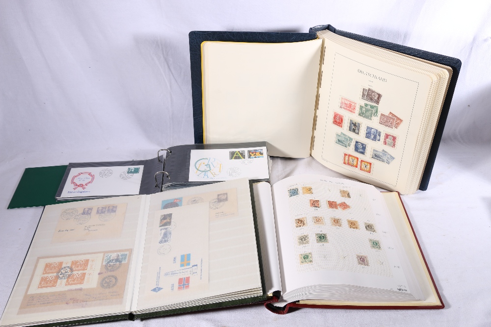 SWEEDEN, an album of Swedish stamps c1850-1978, an album of Berlin stamps 1949-1990, and two