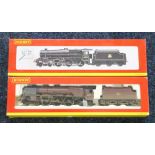 Hornby OO gauge model railways 4-6-0 Class 5MT locomotive 44908 BR black R2359 and 4-6-2 City of