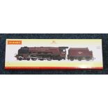 Hornby OO gauge model railways 4-6-2 City of Bradford locomotive and tender Princess Coronation