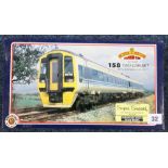 Bachmann Branch-Line OO gauge 158 two-car DMU set Scot Rail with working lights 31-501 boxed