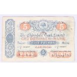 The Clydesdale Bank Limited £5 five pound banknote 24th October 1945 Mitchell and Young C3/Y 0004367