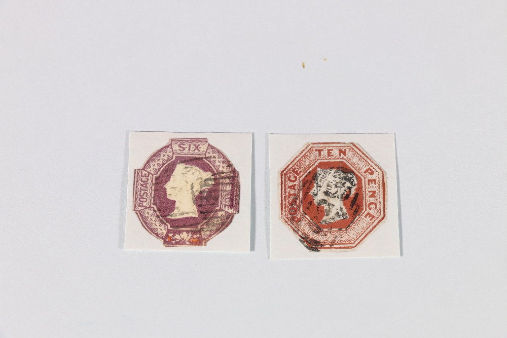 GB, an album containing vic 1d penny black SA red Maltese cross cancel, 8 1d penny red imperf, 2d - Image 2 of 5