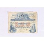 The Royal Bank of Scotland £1 one pound banknote 10th March 1917 Lunan and Stewart N620/372 SC801b