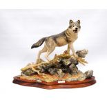 Border Fine Arts model, 'Pack Leader', no. 602/500 by R.T. Roberts, 1995.