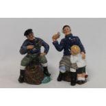 Two Royal Doulton figures: "The Lobster Man", HN2317, 18cm high and "Song Of The Sea", HN2729, 19.