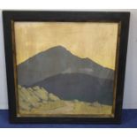 Early 20th century chromolithographic print of Wicklow, after an original by Paul Henry, 54cm x