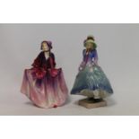 Two Royal Doulton figures: "Pantalettes", HN1362, 20cm high and "Sweet Anne", HN1496, 18cm high (