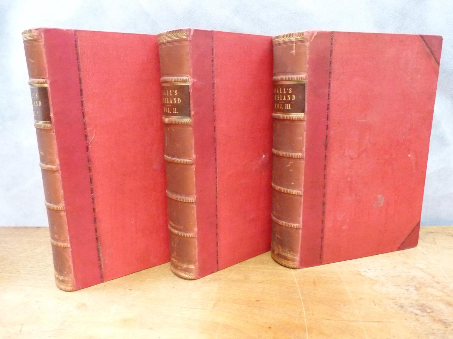 HALL MR & MRS S. C.  Ireland, Its Scenery, Character, etc. 3 vols. Many eng. plates, text illus. &