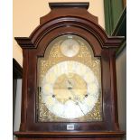 Mahogany longcase clock.