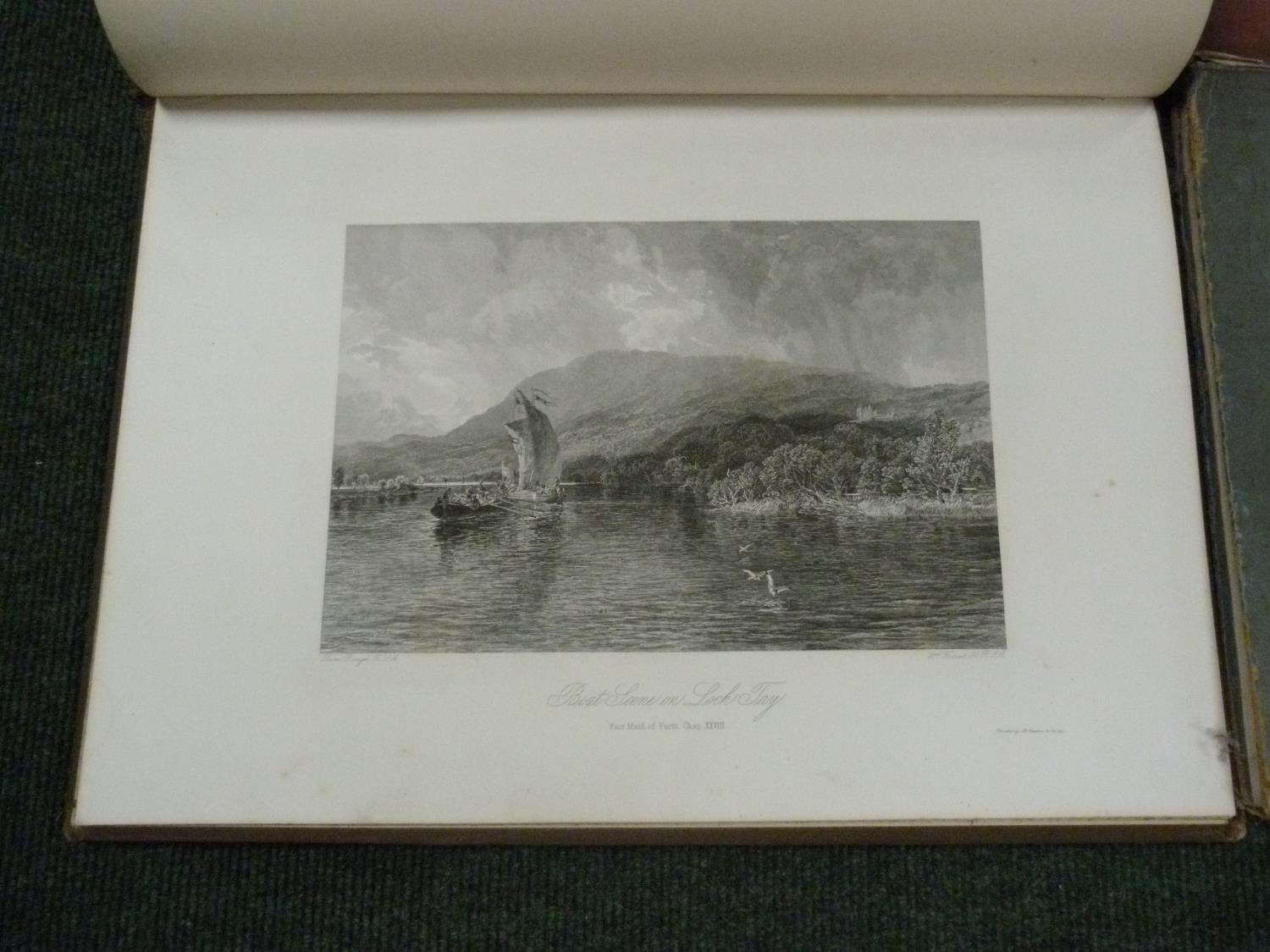 ASSOC. FOR PROMOTION OF THE FINE ARTS IN SCOTLAND.  The River Tweed & 3 other folio vols. with - Image 2 of 3