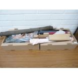 Book Binding Equipment.  Two cartons of book binder's leather in various colours incl. part