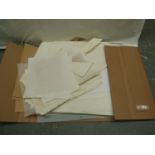 Book Binding Equipment.  Quantity of A1 & other paper & thin card in white, cream & colours.