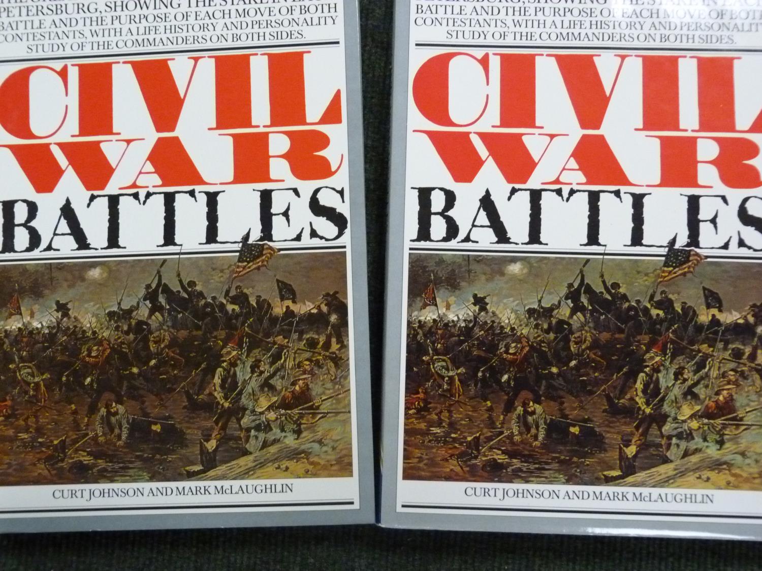 AMERICAN CIVIL WAR.  8 various quarto vols. in d.w's incl. atlases. - Image 2 of 2