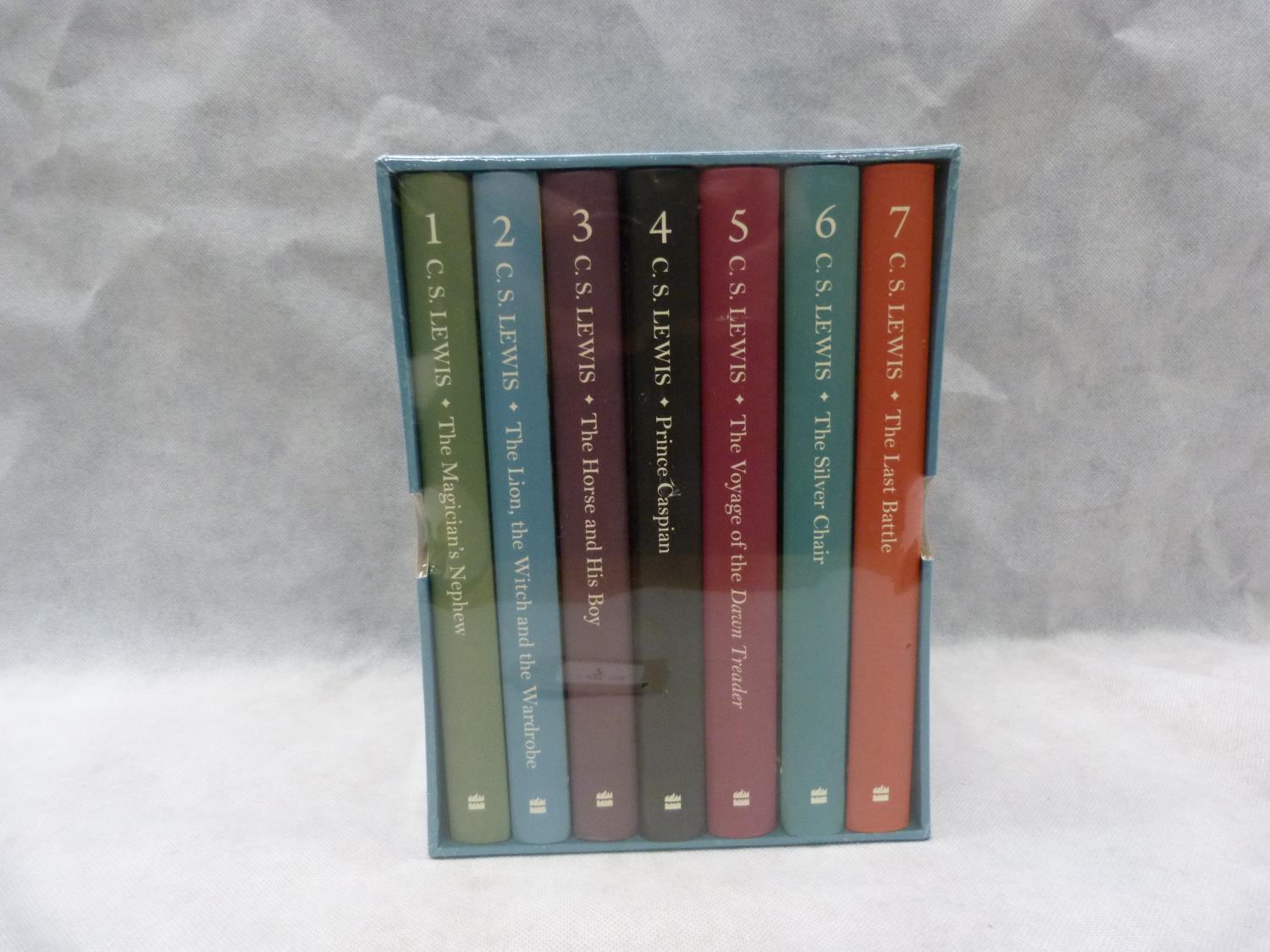 LEWIS C. S.  The Chronicles Of Narnia. 7 vols. in d.w's & slip case. Sealed glassine wrapper. 2014.