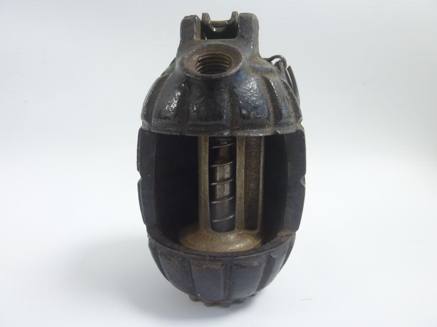 Interesting WW I cut-away training grenade. Also five others, some in excavated condition, including - Image 2 of 2