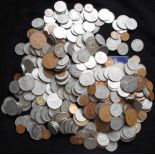 Large collection of post-1947 coins.