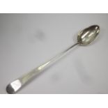 Silver serving spoon, initialled by R. Gray & Sons (Glasgow) Edinburgh 1804.